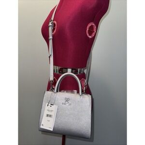 Nine West‎ Women's Eliora Mini Crossbody Bag Silver